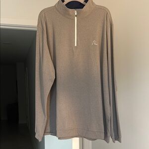 Rhoback Gray Zip Up Sweater